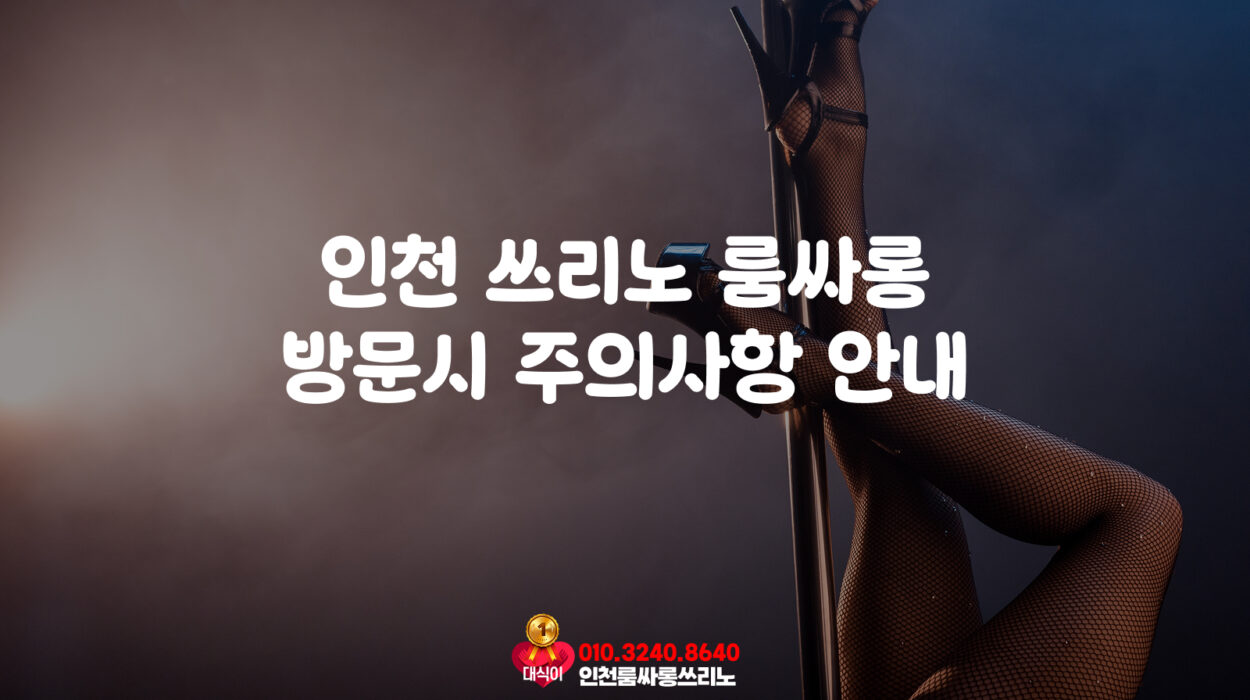 인천쓰리노 방문시 주의사항 안내